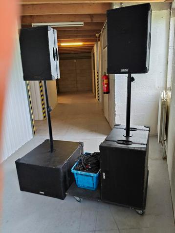 EAW actieve PA set bestaande uit subs NTS-22  toppen NT-29 beschikbaar voor biedingen