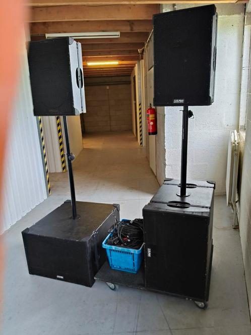 EAW actieve PA set bestaande uit subs NTS-22  toppen NT-29, Muziek en Instrumenten, Overige Muziek en Instrumenten, Gebruikt, Ophalen