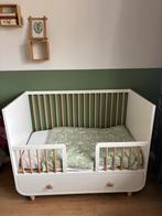 MYLLRA babybed / meegroeibed, Ophalen, 70 tot 85 cm, 140 tot 160 cm, Zo goed als nieuw