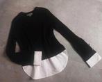 Rib gebreide trui / blouse ZGAN maat S, Primark, Zwart, Ophalen of Verzenden, Zo goed als nieuw
