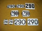 oud emaille huisnummer 290 ook 291 292 293 294 295 296 297 8, Ophalen of Verzenden