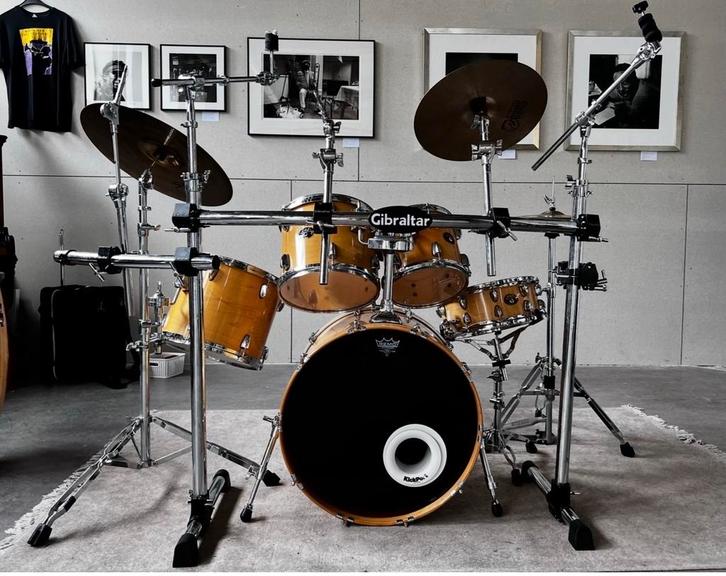 ADAMS Drumstel + Gibraltar Rack - Perfecte Staat!, Muziek en Instrumenten, Drumstellen en Slagwerk, Zo goed als nieuw, Overige merken