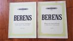 Berens 2 pianoboeken (etudes), Muziek en Instrumenten, Bladmuziek, Gebruikt, Klassiek, Ophalen of Verzenden, Artiest of Componist