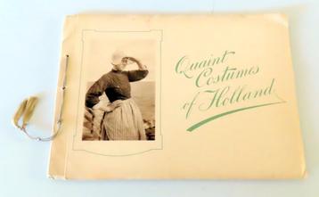 Uit inboedel:Antiek souvenir album (1910) Zeeland,Volendam M beschikbaar voor biedingen