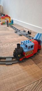 Lego duplo trein en duplo ville brug + extra's, Kinderen en Baby's, Speelgoed | Duplo en Lego, Ophalen, Zo goed als nieuw, Complete set