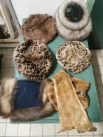 Partij vintage bont mutsen sjaal omslag mof jaren 50, Kleding | Dames, Mutsen, Sjaals en Handschoenen, Ophalen of Verzenden, Gedragen