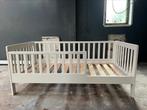 Peuterbed wit, Ophalen, 70 tot 85 cm, Zo goed als nieuw, Lattenbodem