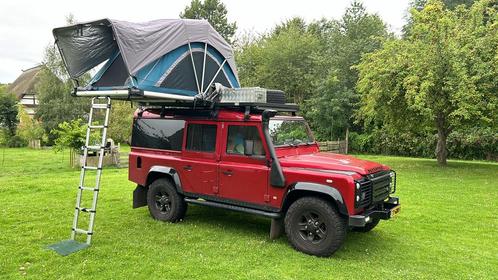 Land Rover Defender 2.4 D Stw. 110 2008 Rood, Auto's, Land Rover, Particulier, Defender, Diesel, G, SUV of Terreinwagen, Handgeschakeld