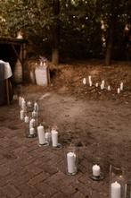 Bruiloft decoratie, tafelkleden, windlichten, lampionnen etc, Ophalen, Zo goed als nieuw, Versiering, Geboorte of Huwelijk