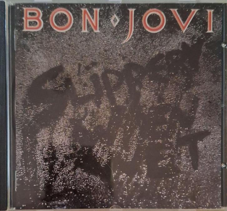 CD - Bon Jovi - Slippery when wet, Cd's en Dvd's, Cd's | Rock, Zo goed als nieuw, Poprock, Ophalen of Verzenden