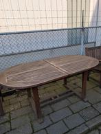 Houten Tuinset - Opknapper - Gratis Af te Halen, Tuin en Terras, Tuintafels, Ophalen, Gebruikt, Ovaal, Hout
