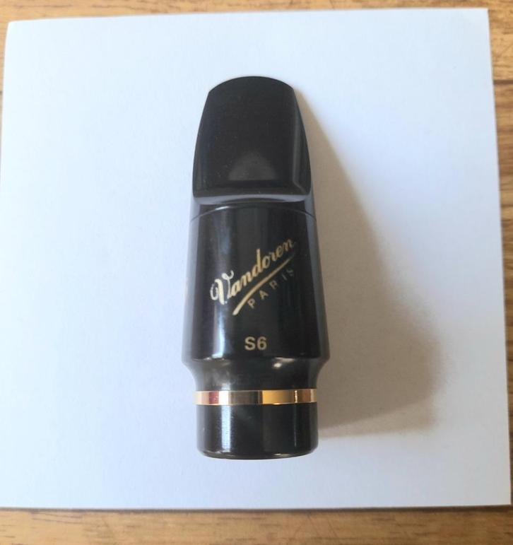 T.K. Vandoren V16 S6 SOPRAANSAXOFOON MONDSTUK, Muziek en Instrumenten, Blaasinstrumenten | Saxofoons, Zo goed als nieuw, Sopraan