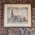 Oude prent van de Sint Nicolaaskerk, Amsterdam, Ophalen of Verzenden