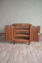 Prachtig strak antiek eiken houten Art Deco kastje, dressoir, Verzenden