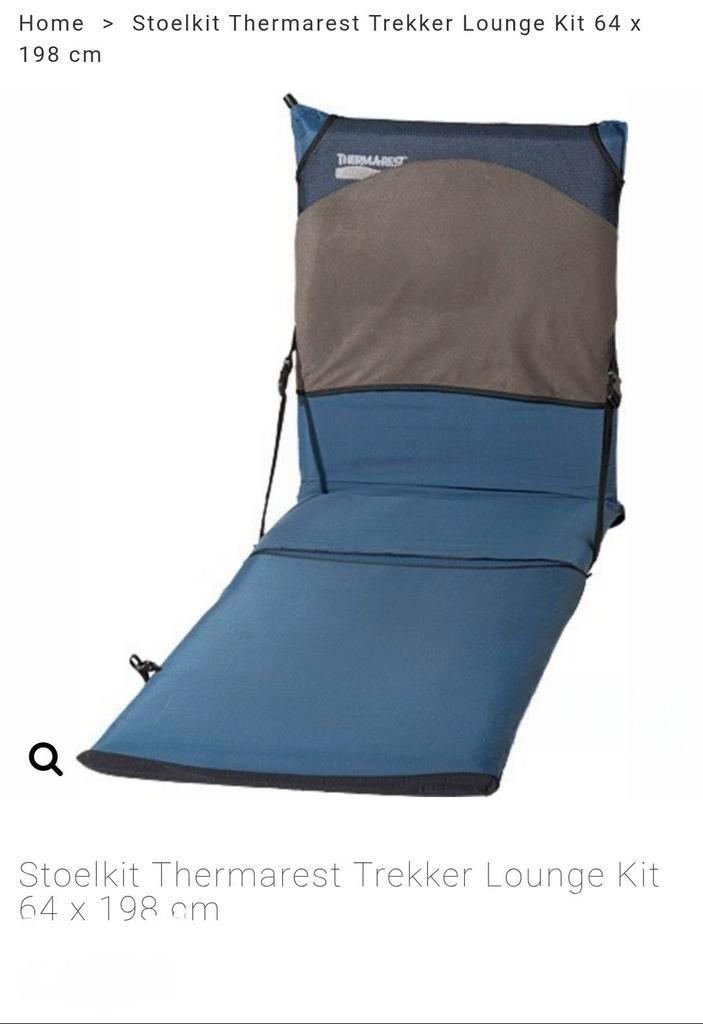 Therm-a-Rest Trekker Lounge Kit, Caravans en Kamperen, Slaapmatten, Zo goed als nieuw, Ophalen of Verzenden
