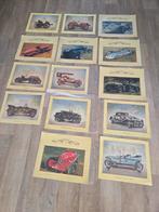 Antieke auto posters auto's van eind 1800 tot 1930 €5 p/st, Verzamelen, Rechthoekig Staand, Ophalen of Verzenden, Zo goed als nieuw