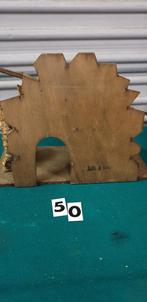 50 ] kerststal van hout en kurk, Diversen, Kerst, Ophalen of Verzenden, 'T Olde Gre-j, Info@toldegrej.nl, Endepoelstraat 20f Didam