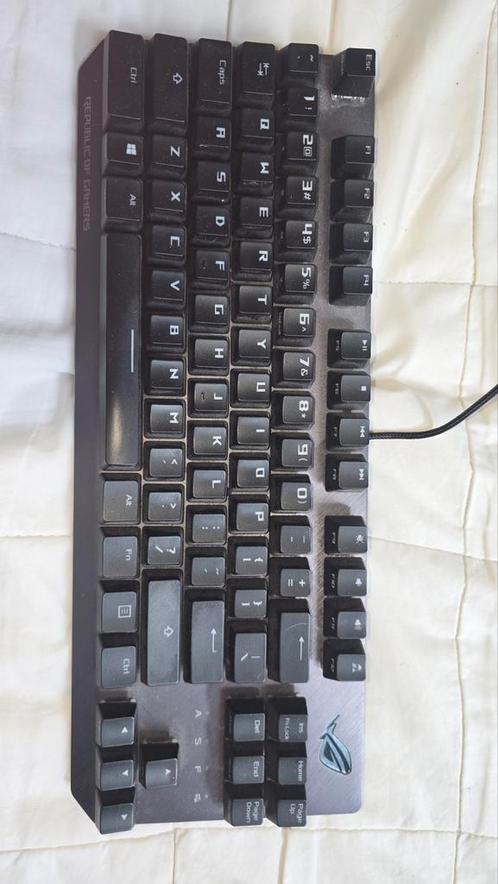 Asus ROG gaming toetsenbord – TKL Deluxe – netjes & compleet, Computers en Software, Toetsenborden, Zo goed als nieuw, Qwerty