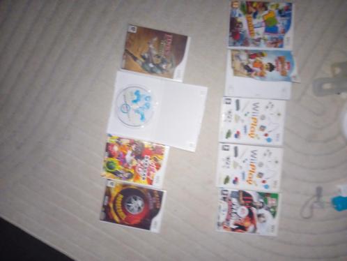 Wii set met spellen, controllers en wielen, Spelcomputers en Games, Games | Nintendo Wii, Gebruikt, 3 spelers of meer, Vanaf 3 jaar