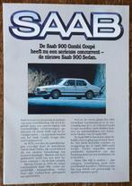 Saab 900 brochure, Gelezen, Ophalen of Verzenden, Saab-Scania, Overige merken