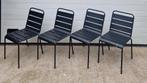 20 x terrasstoelen metaal zwart terras horeca stoelen cafe, Zwart, Ophalen of Verzenden, Zo goed als nieuw, Metaal