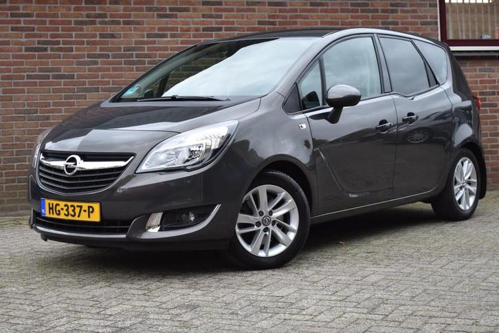 Opel Meriva 1.4 Turbo Edition '15 Cruise Navi Clima Inruil m, Auto's, Opel, Bedrijf, Te koop, Meriva, ABS, Airbags, Airconditioning