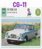 Cg11 autokaart sunbeam rapier serie iii ( 1956 - 1967 ), Ophalen of Verzenden, Zo goed als nieuw, Auto's