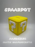 Mario spaarpot | Cube | Opbergbox, Ophalen of Verzenden, Nieuw, Kunststof, Strip- of Tekenfilmfiguur