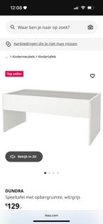 Te koop speeltafel met opbergruimte, Ophalen, Zo goed als nieuw
