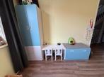 Ikea Smastad / Platsa kinderkast wit blauw, Kinderen en Baby's, Kinderkamer | Commodes en Kasten, Ophalen, Gebruikt, Kast, 50 tot 70 cm