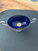 Cobalt blauwe kom, Antiek en Kunst, Antiek | Glas en Kristal, Ophalen of Verzenden