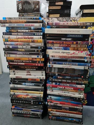 Partij dvd's en blurays alle genres.  beschikbaar voor biedingen