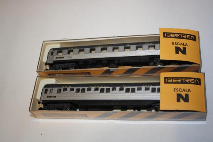 2 stuks CIWL type P alu slaapwagens, zeldzaam, Hobby en Vrije tijd, Modeltreinen | N-Spoor, Gebruikt, Wagon, Gelijkstroom, Overige merken