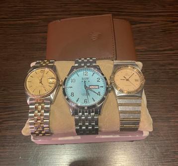 3 luxe horloges beschikbaar voor biedingen