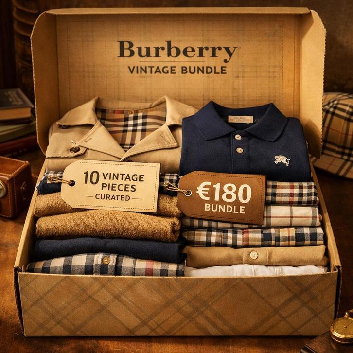 Burberry Vintage Bundle - 10 Stuks, Kleding | Heren, Polo's, Zo goed als nieuw, Ophalen of Verzenden