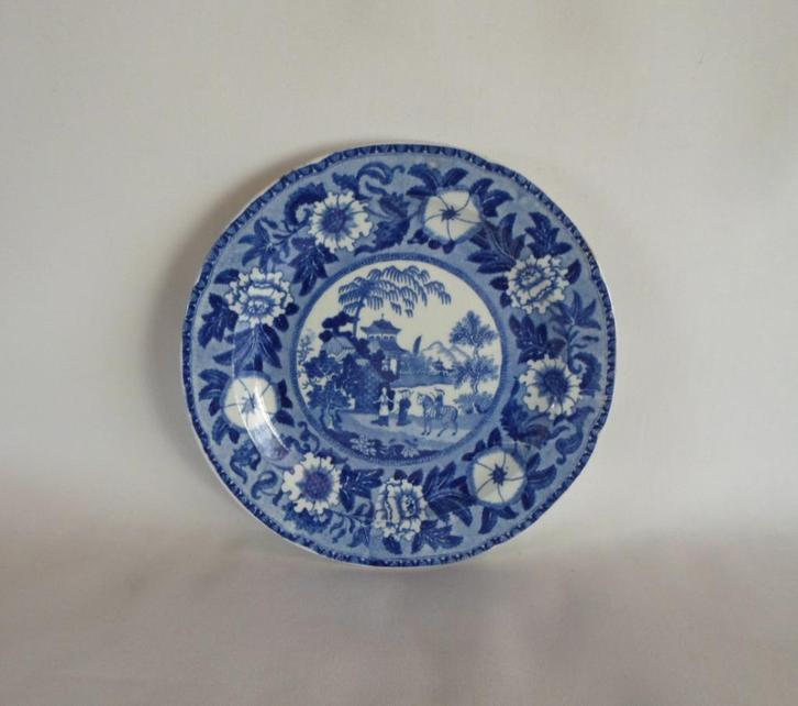 Zebra Pattern John Rogers 19e Eeuw Bord, Antiek en Kunst, Antiek | Keramiek en Aardewerk, Ophalen of Verzenden