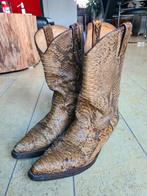 Sancho full python boots mt 44 / 43. Cowboy western laarzen, Ophalen of Verzenden, Bruin, Boots