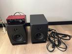 Devine studio monitoren + Focusrite Scarlett audio interface, Overige merken, Ophalen of Verzenden, Zo goed als nieuw, 120 watt of meer