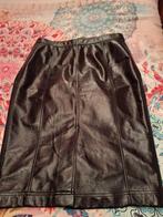 Marina Rinaldi lakleren midi rok m23,44,46, Zwart, Maat 42/44 (L), Nieuw, Ophalen of Verzenden