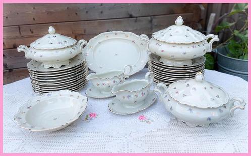 Brocant eetservies dinerservies servies Spenzo Marja borden, Antiek en Kunst, Antiek | Servies compleet, Ophalen of Verzenden