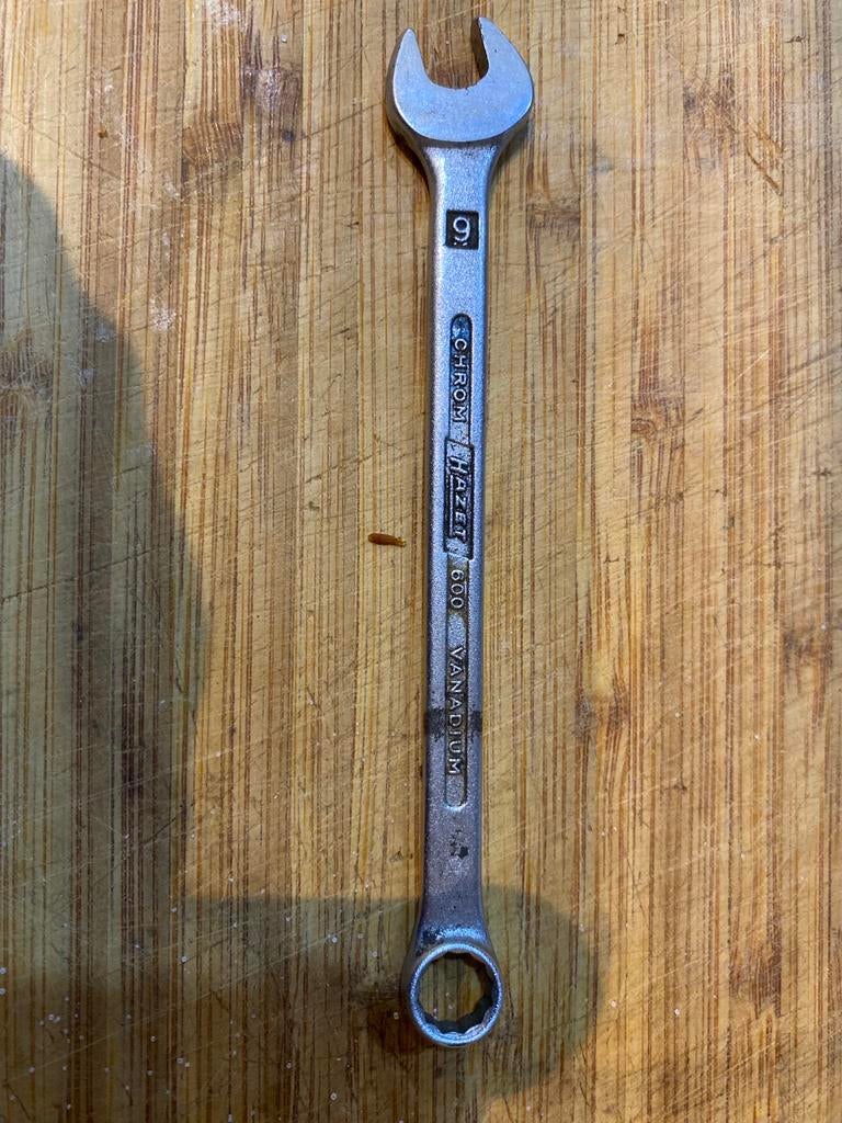 Hazet 600 Ringsleutel - Maat 9, Ophalen of Verzenden, Gebruikt