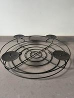 Kaarsenstandaard ijzer, Huis en Inrichting, Woonaccessoires | Kandelaars en Kaarsen, Ophalen of Verzenden, Zo goed als nieuw, Metaal