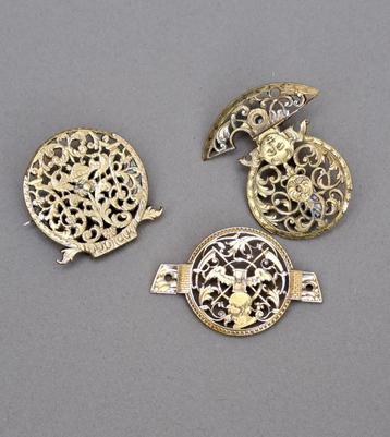 Antieke Broches 18e eeuw Balans Brug Zakhorloge London beschikbaar voor biedingen