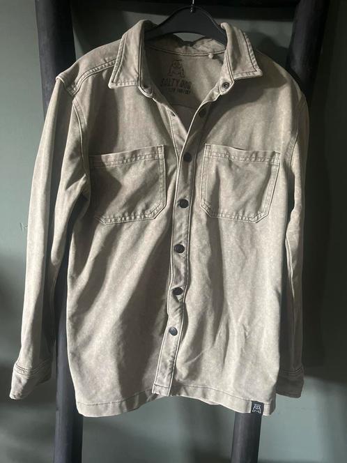 Lichtgroen grijzige blouse 146 152 jacket blouses Salty Dog, Kinderen en Baby's, Kinderkleding | Maat 146, Zo goed als nieuw, Jongen