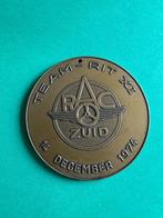 RAC Zuid Team-Rit 1974 badge bordje logo voor een oldtimer, Ophalen of Verzenden, Gebruikt, Gebruiksvoorwerp