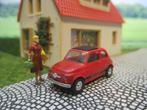 Fiat 500 - Busch, Hobby en Vrije tijd, Modelauto's | 1:87, Ophalen of Verzenden, Zo goed als nieuw, Rietze