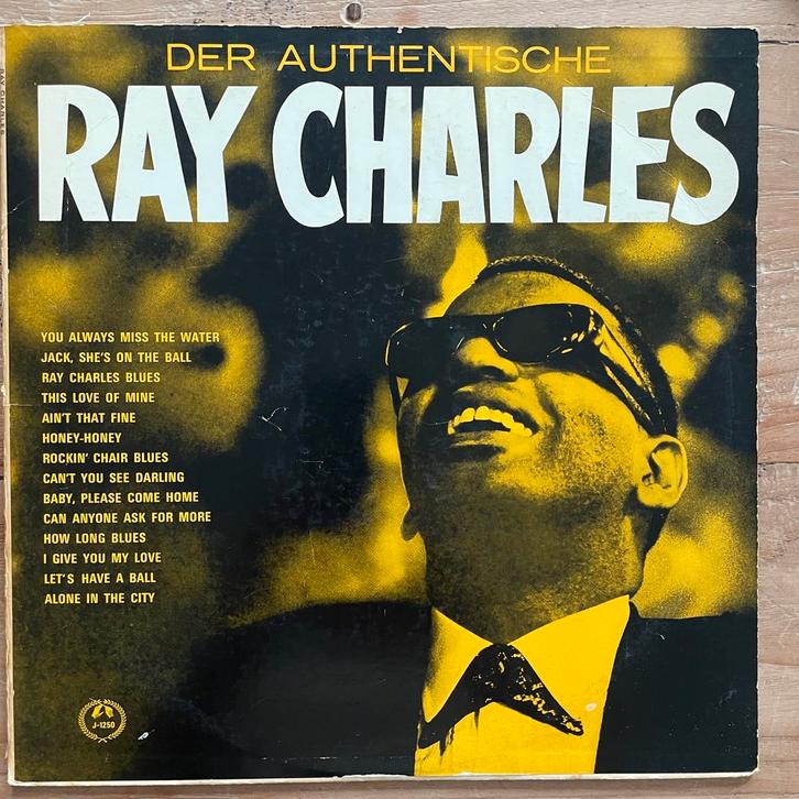 Ray Charles LP - Der Authentische, Cd's en Dvd's, Vinyl | Jazz en Blues, Gebruikt, Jazz en Blues, 1940 tot 1960, 12 inch, Ophalen of Verzenden