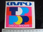 sticker avro top pop disco shows logo toppop, Verzenden, Zo goed als nieuw, Film, Tv of Omroep