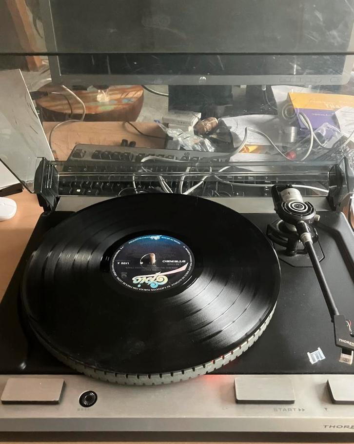 Draaitafel Thorens TD115 compleet vintage platenspeler, Audio, Tv en Foto, Platenspelers, Gebruikt, Platenspeler, Thorens, Pitch-regelaar