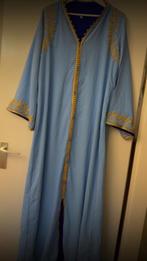 Marokkaanse jurk caftan jelebba, Kleding | Dames, Maat 38/40 (M), Overige typen, Blauw, Ophalen of Verzenden